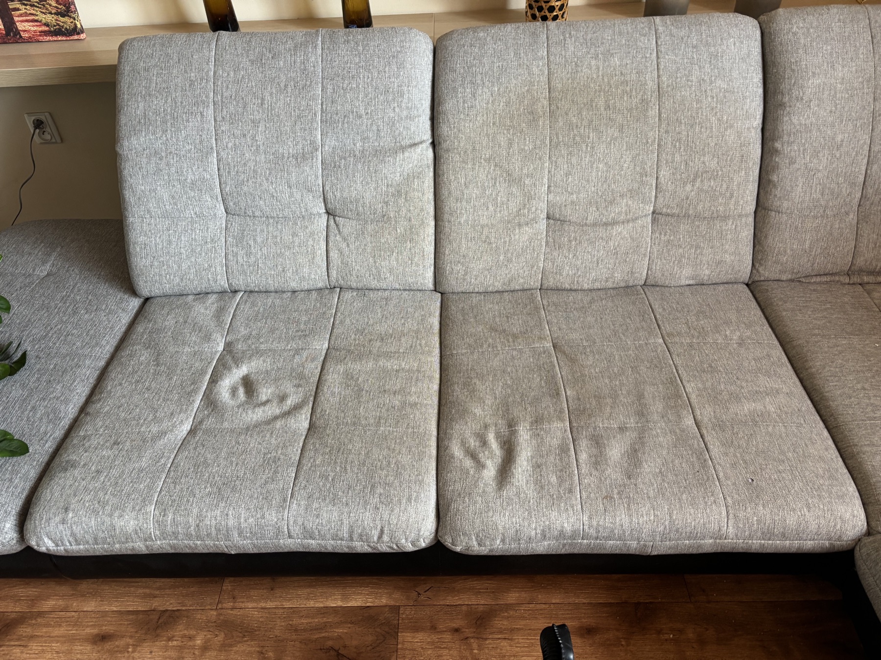 Sofa cleaning at a customer's place in Kladno